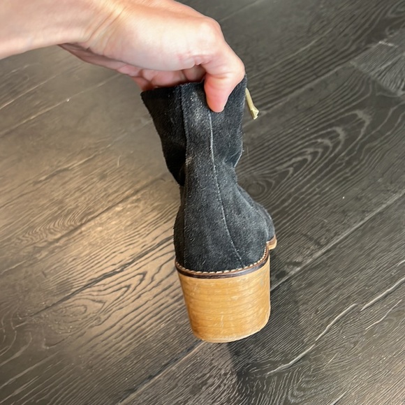 Report Signature Zip Up Suede Booties - Picture 5 of 6